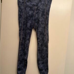 Athleta Women’s Navy Tie-Dye Leggings